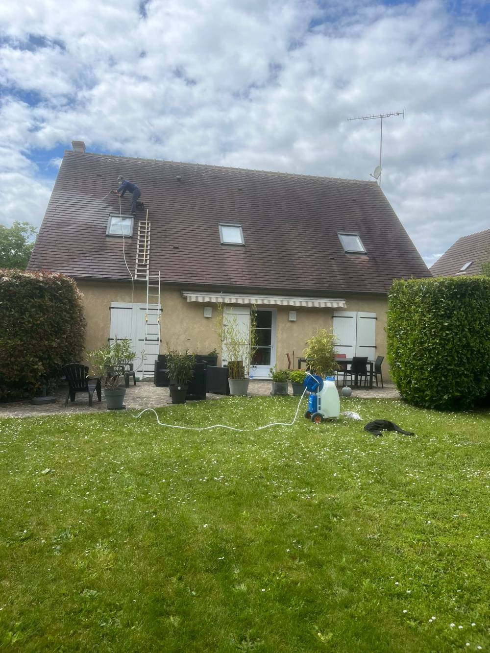 Nettoyage toiture