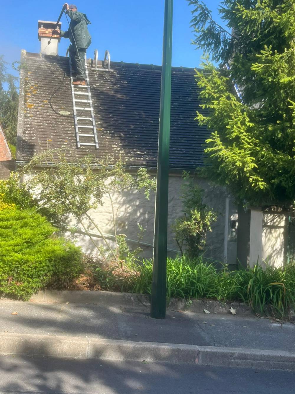 Démoussage toiture