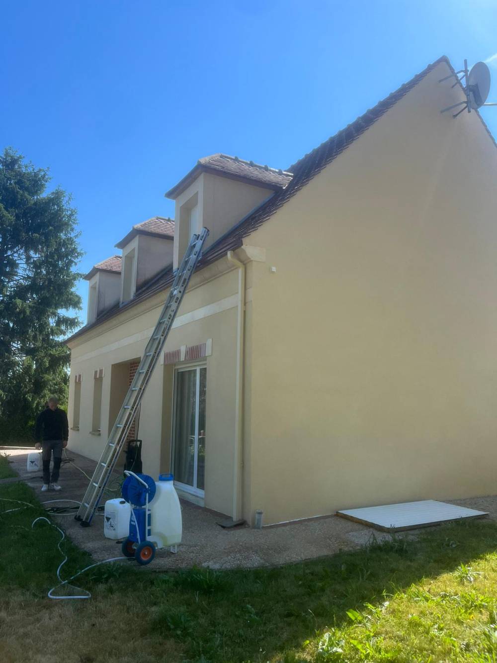 Nettoyage façade - pendant